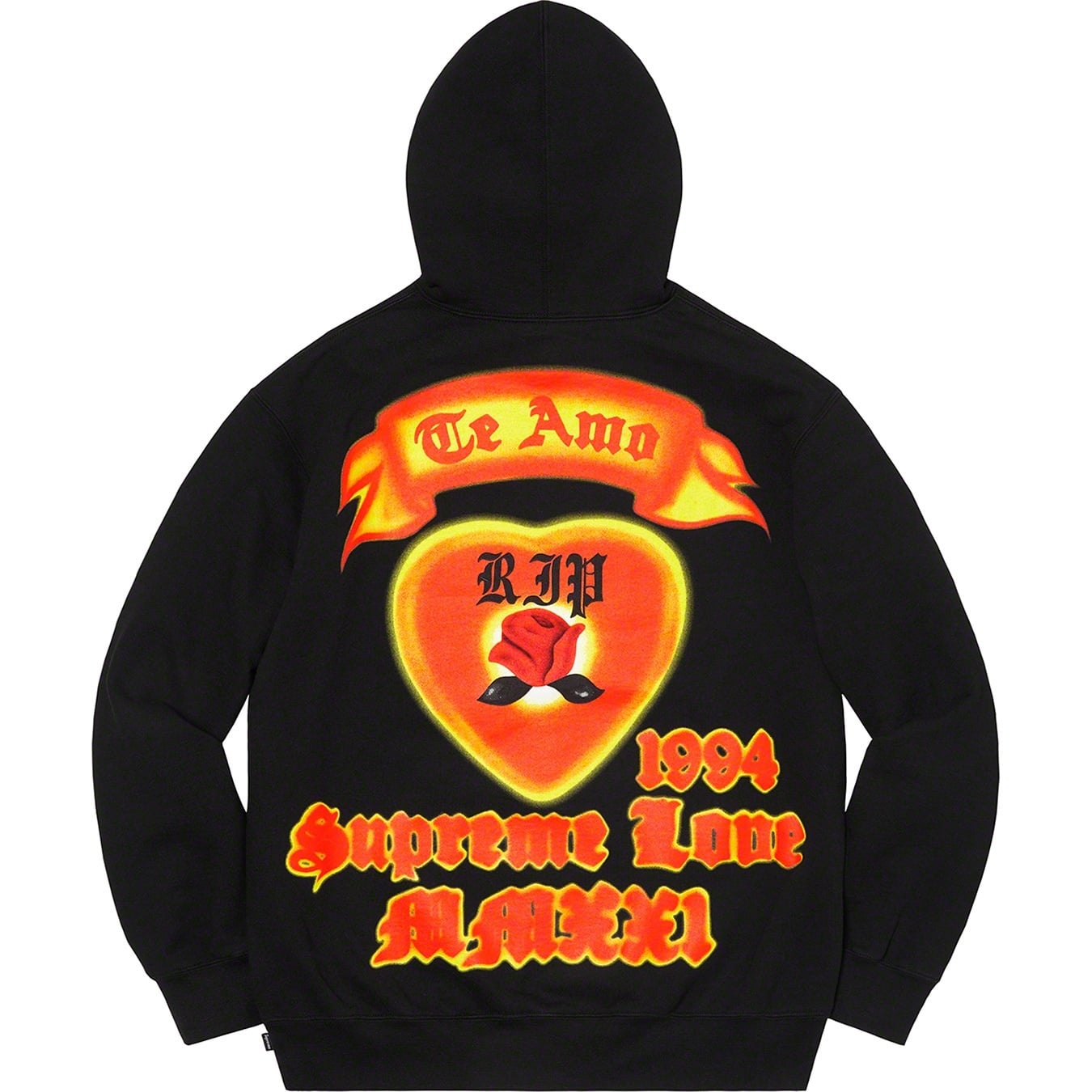 Supreme Love Hooded Sweatshirt view 4